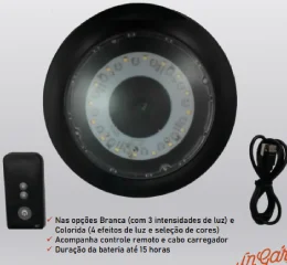 Luminária Led para Ombrelones Laterais